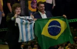 El presidente Javier Milei criticó a su par de Brasil, Luiz Inácio "Lula" da Silva, al afirmar que el país vecino posee el factor del “Riesgo Lula”. Créditos: Tendencia de Noticias.