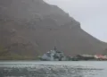 HMS Medway, patrullero offshore de la Royal Navy, en su despliegue en el Atlántico Sur. Créditos: HMS Medway.