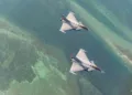 Caza Rafale del Ejército del Aire y del Espacio francés. Créditos: Ejército del Aire y del Espacio francés.