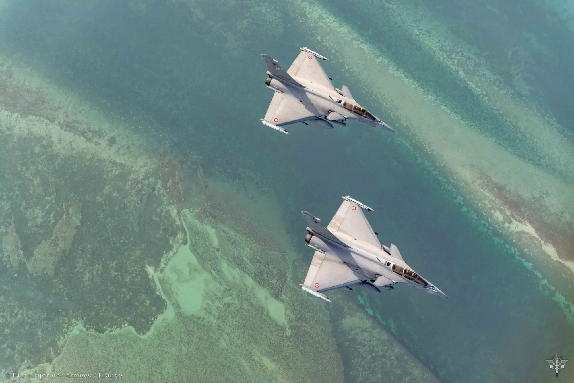 Caza Rafale del Ejército del Aire y del Espacio francés. Créditos: Ejército del Aire y del Espacio francés.