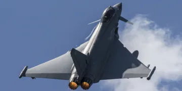 Eurofighter Typhoon. Créditos: Real Fuerza Aérea del Reino Unido.