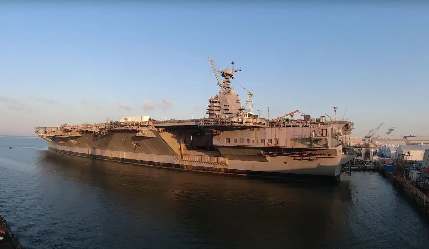 Portaaviones USS John F. Kennedy. Crédito: HII