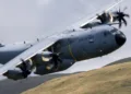 A400m de la Real Fuerza Aérea con matricula ZM418 Social Media: Defence Images UK