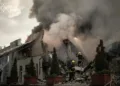 Ataque ruso masivo durante la noche con más de 70 misiles (casi la mitad balísticos) y casi 500 drones contra Ucrania, dirigido principalmente a Kiev. Créditos: Volodymyr Zelenskyy.