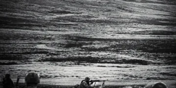 Ejercicios miliares del Reino Unido en las Islas Malvinas. Crédito: BFSAI