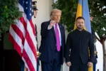 El presidente Donald Trump celebra un almuerzo bilateral con el presidente ucraniano Volodymyr Zelenskyy. Créditos: Galería de la Casa Blanca.