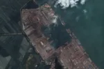 Los analistas están examinando imágenes satelitales del astillero chino Comec Longxue, cerca de Guangzhou, para comprender mejor cómo planea operar la armada china. Créditos: Google Earth.