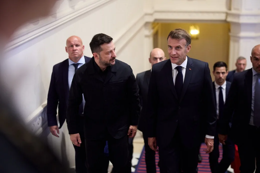 Visita de trabajo del presidente de Ucrania y la primera dama a Francia el13 de julio de 2026. Créditos: La Oficina Presidencial de Ucrania.