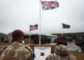 Paracaidistas británicos del 2 PARA asumieron formalmente como nueva fuerza terrestre de rotación en Malvinas. Crédito: BFSAI