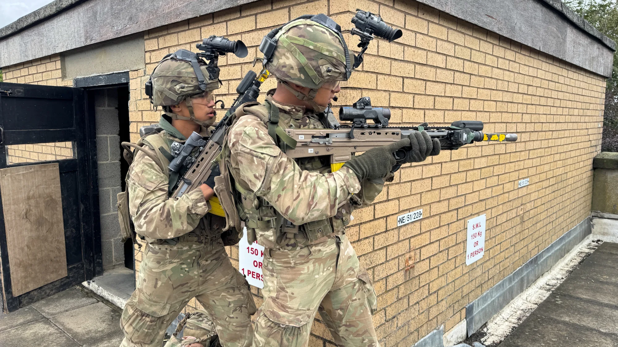 Gurkha Recruits Urban Training at Catterick 5 CREDIT BFBS