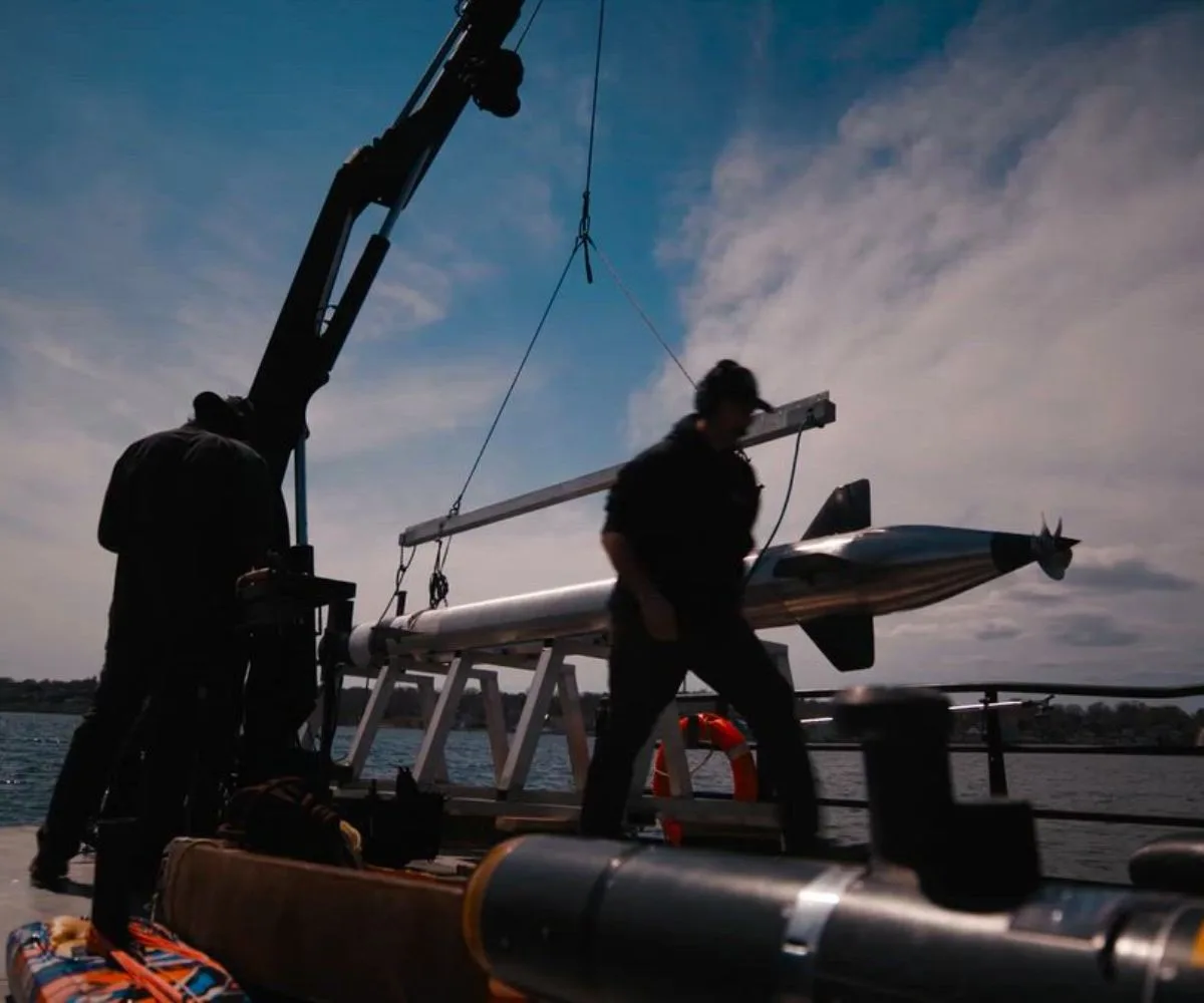 Vehículo submarino autónomo (AUV), Skelmir S12, desarrollado por la firma estadounidense Vatn Systems