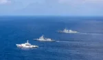 Actividad marítima cooperativa multilateral entre fuerzas armadas de Japón, Filipinas y EE.UU. del 20 al 26 de febrero de 2026 en la Zona Económica Exclusiva filipina. Créditos: USPACOM.