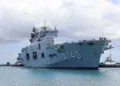 Buque Multipropósito NAM Atlântico – Marina de Brasil. Créditos/ Zona Militar.