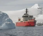 Rompehielos AGB-46 Almirante Viel en su primera campaña antártica, en enero de 2025. Imagen ilustrativa