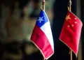 Bandera de Chile y China