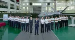 El presidente Lai Ching-te visitó el Instituto Nacional Chung-Shan de Ciencia y Tecnología para una presentación sobre el desarrollo de drones. Créditos: Ministerio de Defensa de Taiwán (ROC).