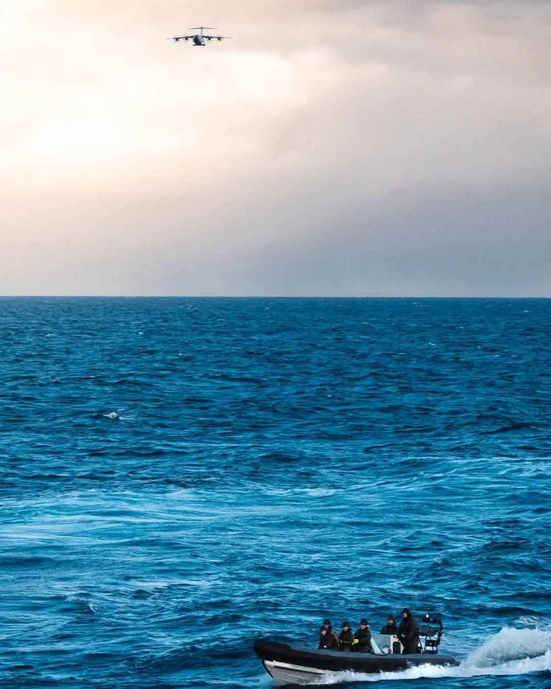 Operación Vigilancia Austral en las Islas Malvinas. Crédito: BFSAI