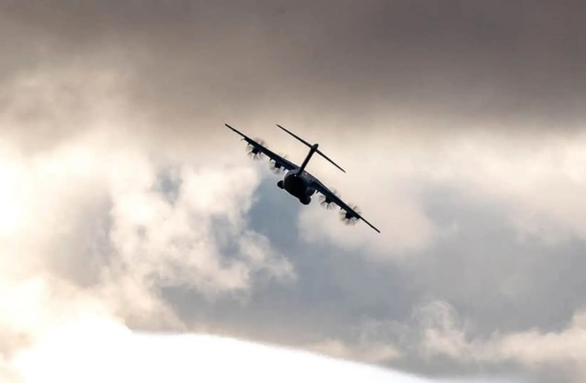 A400M Atlas desplegado en las Islas Malvinas en la operación Operación Vigilancia Austral. Crédito: BFSAI
