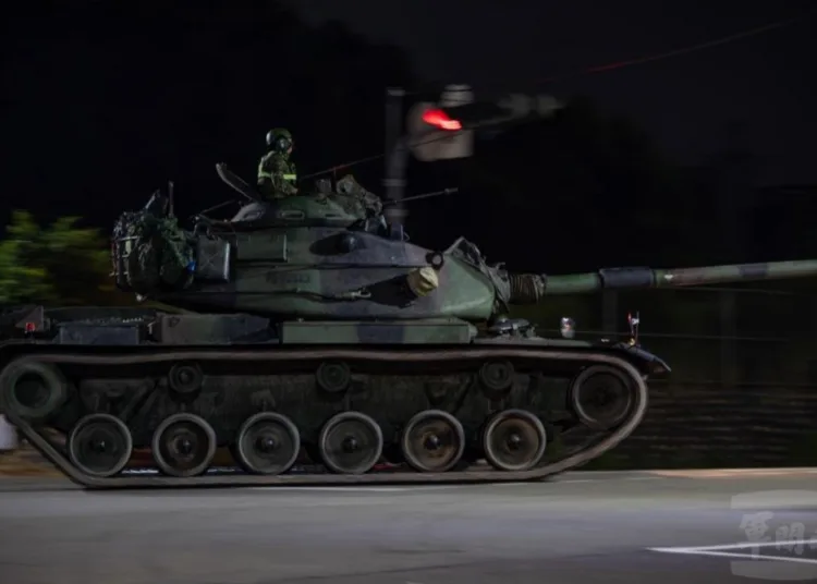 Las Fuerzas Armadas de Taiwán realizan el ejercicio militar Han Kuang. Crédito: redes sociales