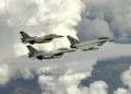 caza Eurofighter de la Fuerza Aérea Italiana. Créditos: Ministerio de Defensa Italiano.