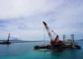 Plataformas de extracción de minerales en el Océano Pacífico