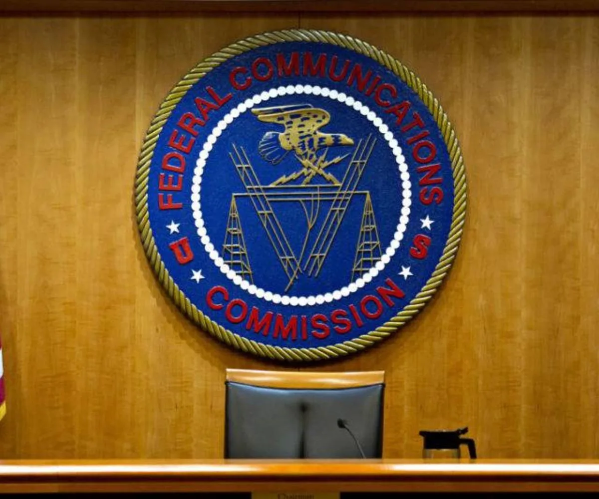 Sala de reuniones de la Comisión Federal de Comunicaciones (FCC) de su sede, antes de una reunión pública de la comisión en Washington, Estados Unidos, el 14 de diciembre de 2017