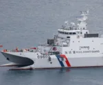 Un buque patrullero de la Guardia Costera de Taiwán