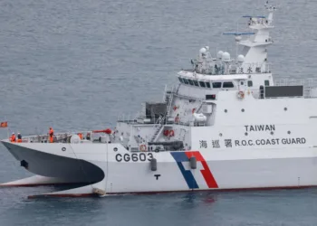 Un buque patrullero de la Guardia Costera de Taiwán
