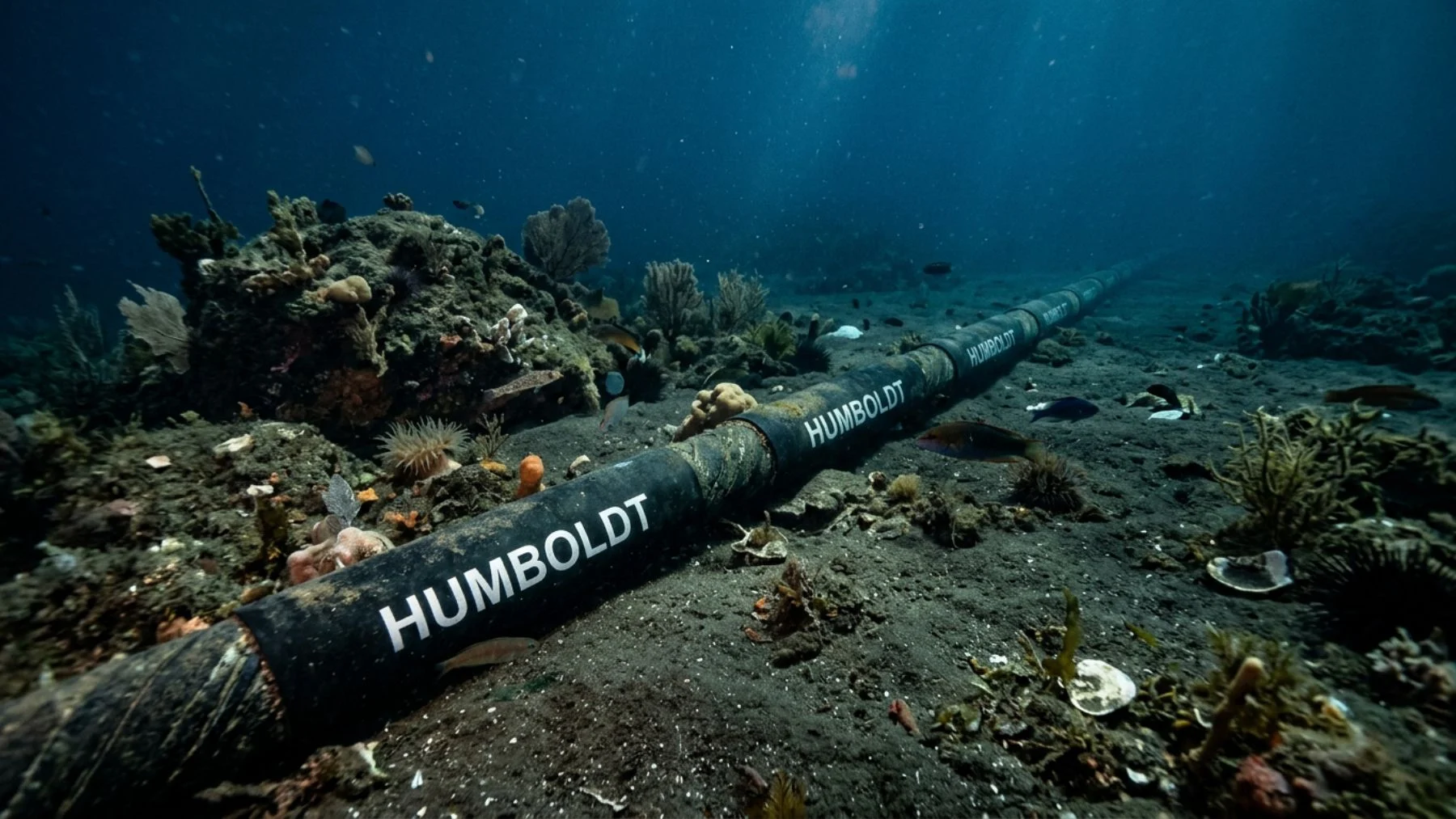 Cable submarino Humboldt, el proyecto que conectará Sudamérica con Oceanía, situando a Chile en el centro de la competencia estratégica con China. Créditos: OkDiario.