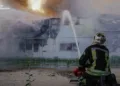 Las consecuencias del ataque ruso del 31 de agosto de 2026. Créditos: Servicio Estatal de Emergencias de Ucrania.