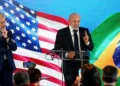 El presidente brasileño, Luiz Inácio Lula da Silva, habló con periodistas en la embajada de Brasil en Washington D.C. tras su reunión con Donald Trump en la Casa Blanca el 7 de mayo de 2026. (Foto: Elizabeth Frantz/REUTERS)