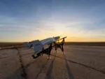 Dron ucraniano MICH 2000 en posición de despegue. Créditos: Oboronka.