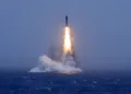Lanzamiento de prueba de un misil estratégico de la Armada del Ejército Popular de Liberación de China, desde un submarino