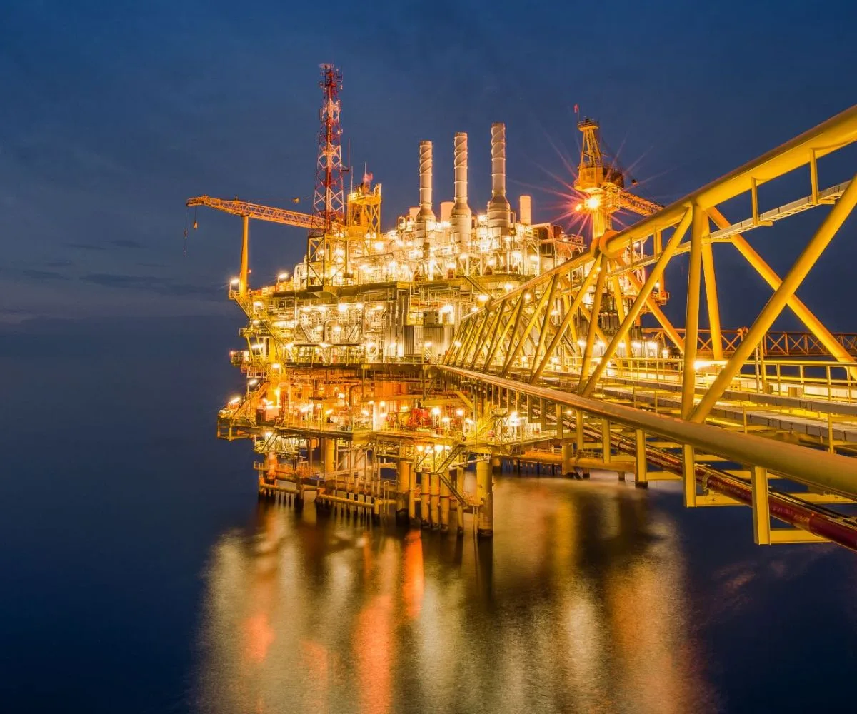Plataforma petrolera de Navitas Petroleum, la firma israelí que opera y participa –mayoritariamente– del proyecto de extracción petrolera offshore Sea Lion en las Islas Malvinas. Imagen ilustrativa.