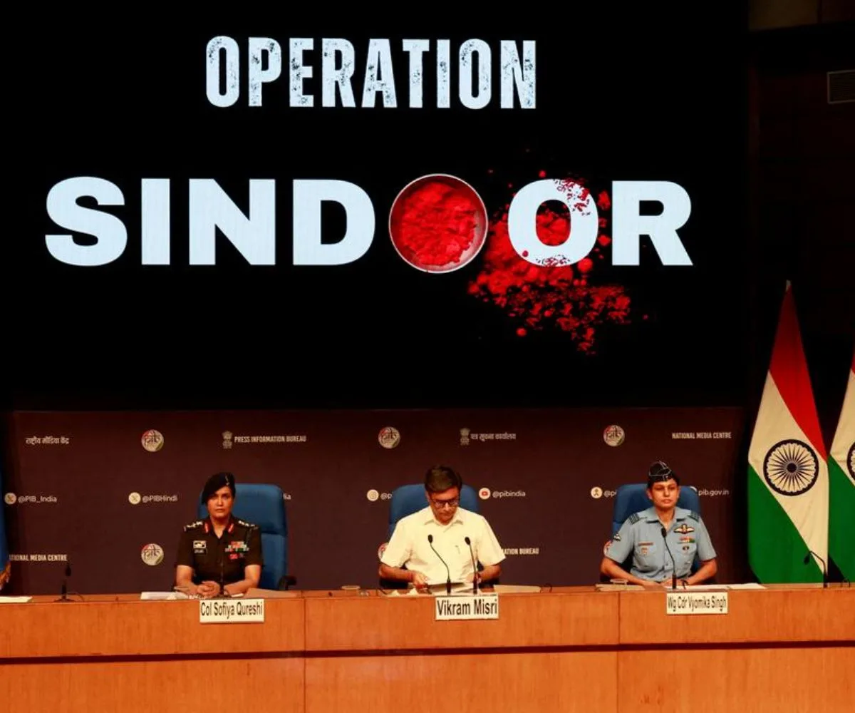 Representantes del Ministerio del Exterior de la India informan la "Operación Sindoor" contra Pakistán