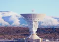 Estación espacial china del Espacio Lejano en la provincia de Neuquén, Argentina.