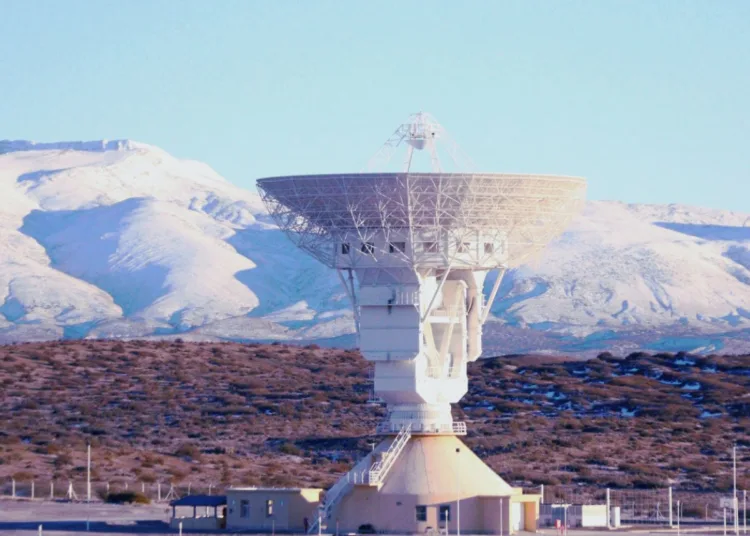 Estación espacial china del Espacio Lejano en la provincia de Neuquén, Argentina.