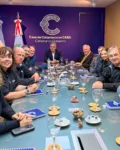 Representantes del Gobierno de Catamarca y de Utah, en la firma del Memorándum. Créditos: X (@RaulJalil_ok)