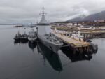 En Puerto Williams, unidades navales argentinas participan del Ejercicio Combinado Viekaren XXV para incrementar la interoperabilidad y fortalecer la cooperación con Chile: ARA “Contraalmirante Cordero”, ARA “Indómita”, ARA “Clorinda” y ARA “Baradero”. Crédito: Armada Argentina