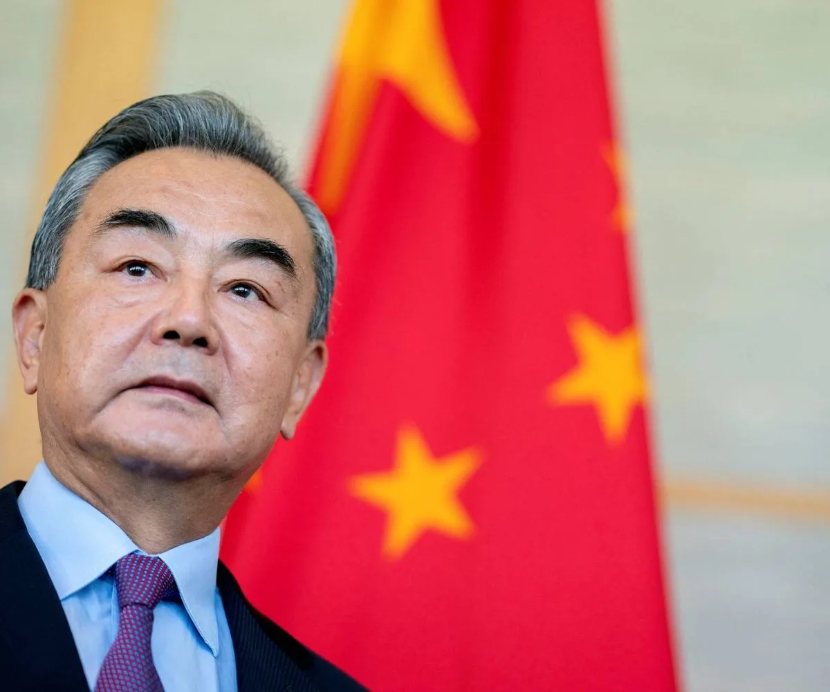 Ministro de Relaciones Exteriores de China, Wang Yi, quien también es miembro del Buró Político del Comité Central del Partido Comunista de China