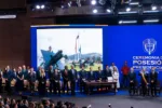 Ceremonia toma de posesión del nuevo presidente de Colombia, Abelardo De La Espriella. Crédito: X