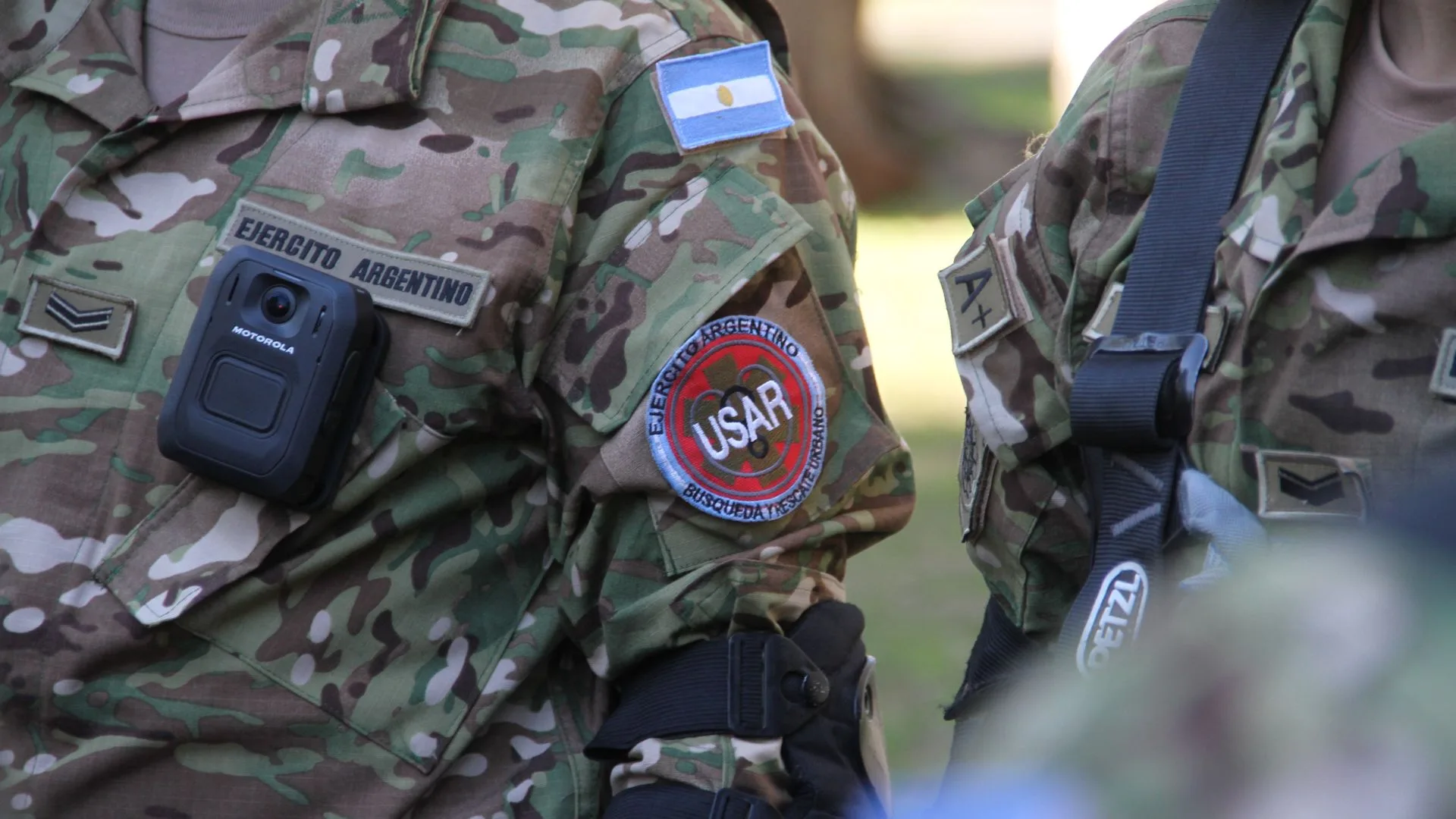 Personal de Ejército Argentino desplegado tras el terremoto en Venezuela. Crédito: Ejército Argentino