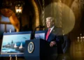El presidente Donald Trump anuncia planes para una “Flota Dorada” de nuevos buques de guerra para la Armada de los Estados Unidos. Créditos: Casa Blanca.