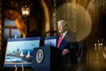 El presidente Donald Trump anuncia planes para una “Flota Dorada” de nuevos buques de guerra para la Armada de los Estados Unidos. Créditos: Casa Blanca.