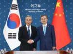South Korean Foreign Minister Cho Hyun met his Chinese counterpart, Wang Yi, in Seoul on Wednesday, August 19, 2026. Photo: EPA/Yonhap