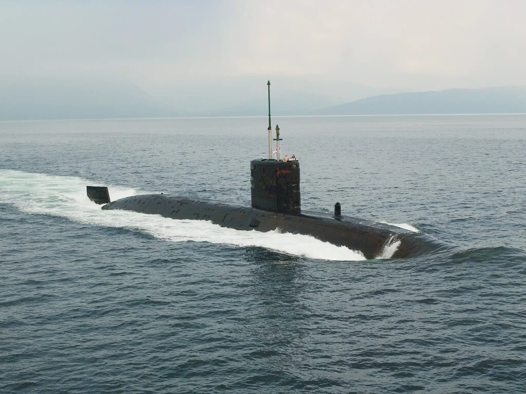 HMS Splendid uno de los submarinos de la Real Armada Británica desplegado en la guerra de Malvinas de