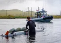 Vehículo no tripulado submarino Mk 18 Mod 2 Kingfish para contramedidas de minas. Imagen: Marina de los EE. UU.