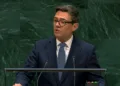 El Primer Ministro del Reino Unido, Andy Burnham en la Asamblea General de la ONU. Crédito: ONU