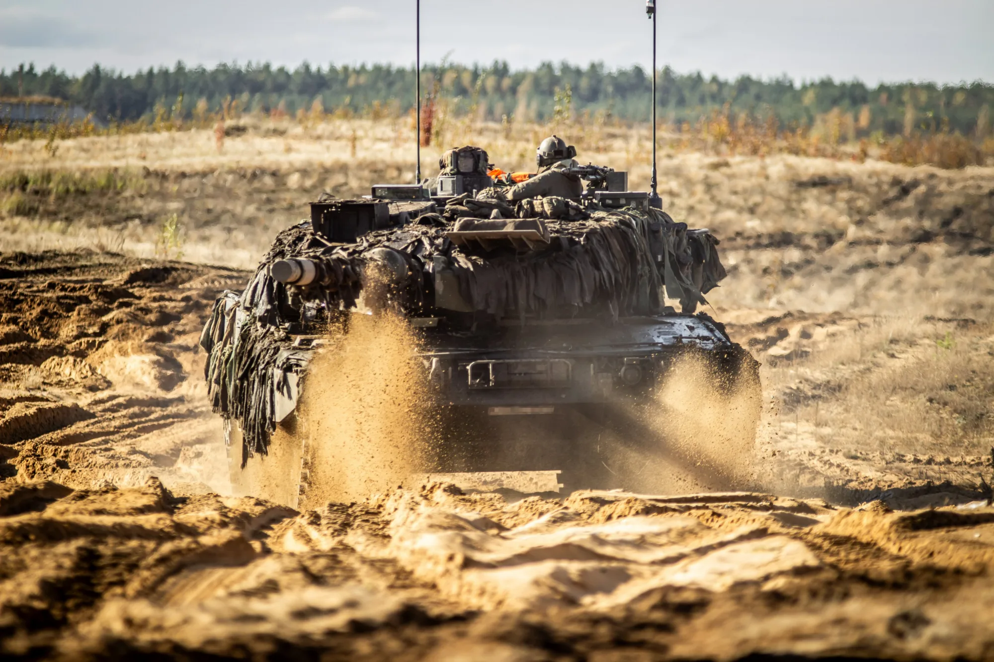 Tanque de combate principal Leopard 2 de la Bundeswehr (las Fuerzas Armadas de Alemania). Créditos: Mando de Operaciones de las Fuerzas Conjuntas Alemanas.