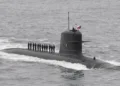 Submarino de la clase Scorpène SS-22 General Carrera de la Armada de Chile